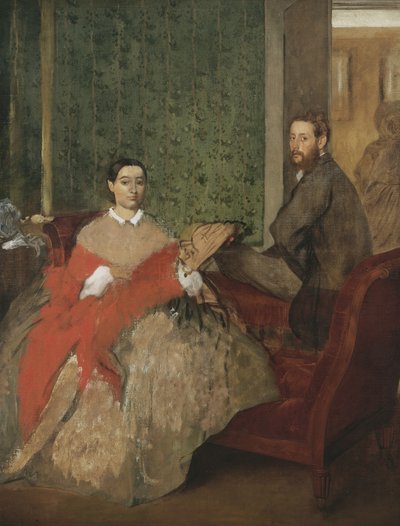 Edmondo und Thérèse Morbilli, ca. 1865 von Edgar Degas
